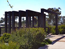 Modern designer pergola